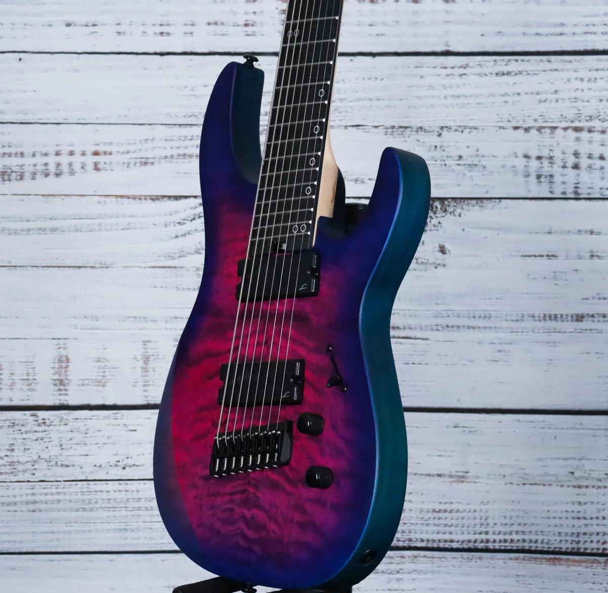 Legator Ninja N8FSS 8-String Electric Guitar | Hypernova Blue - Image 5