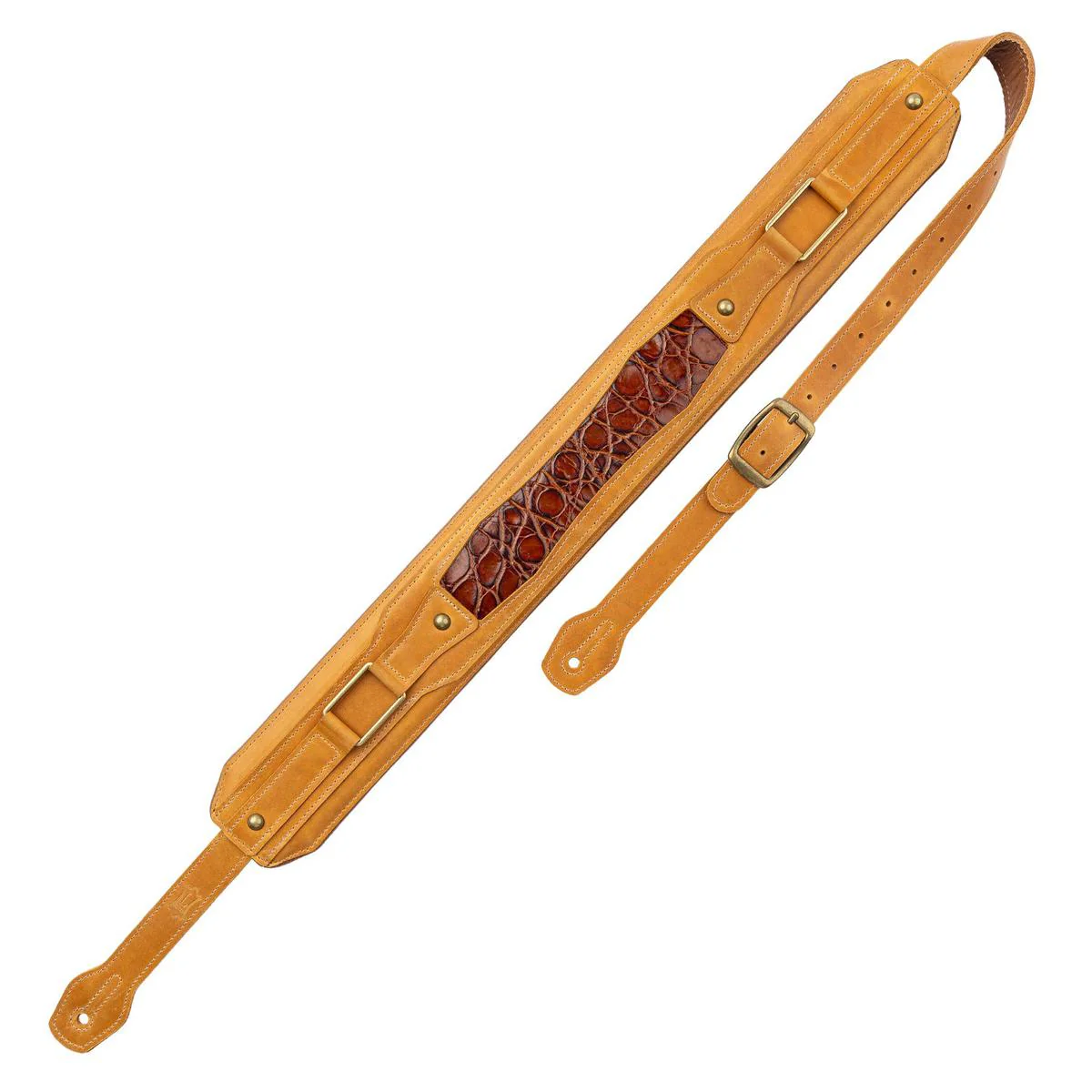 Levy's Apex Leather Guitar Strap | Tan (3" Wide)