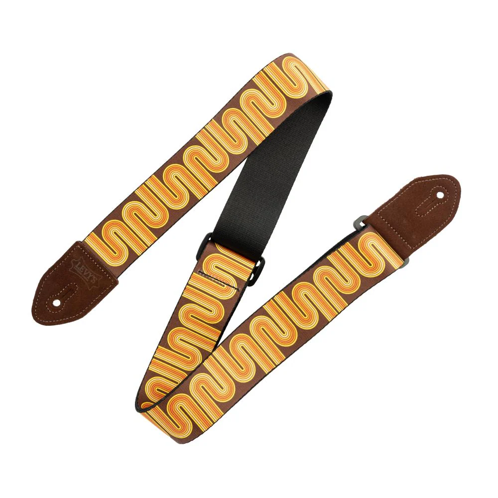 Levys MP2MCM-001 Mid Century Modern Series Strap | Sunset Groove