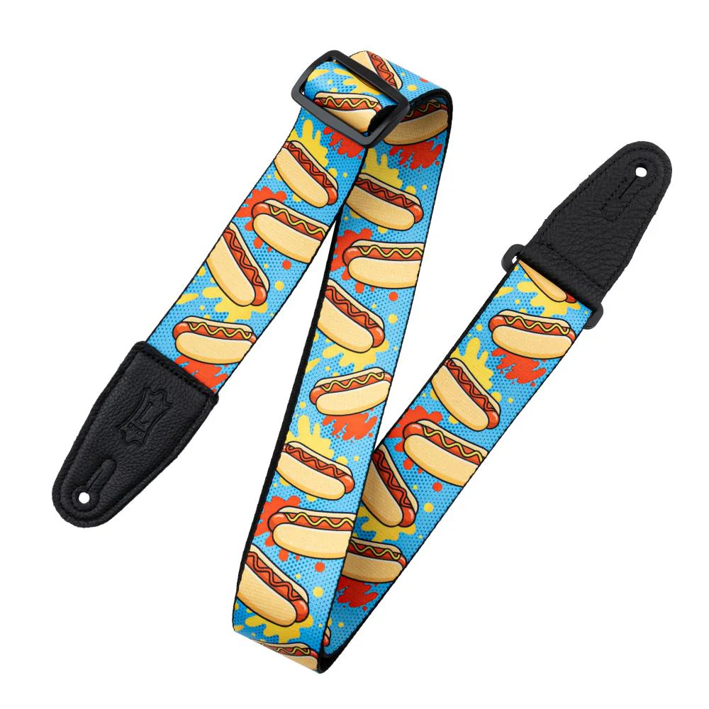Levys MP2TG-002 Tasty Grooves Series Strap | Hot Dogs