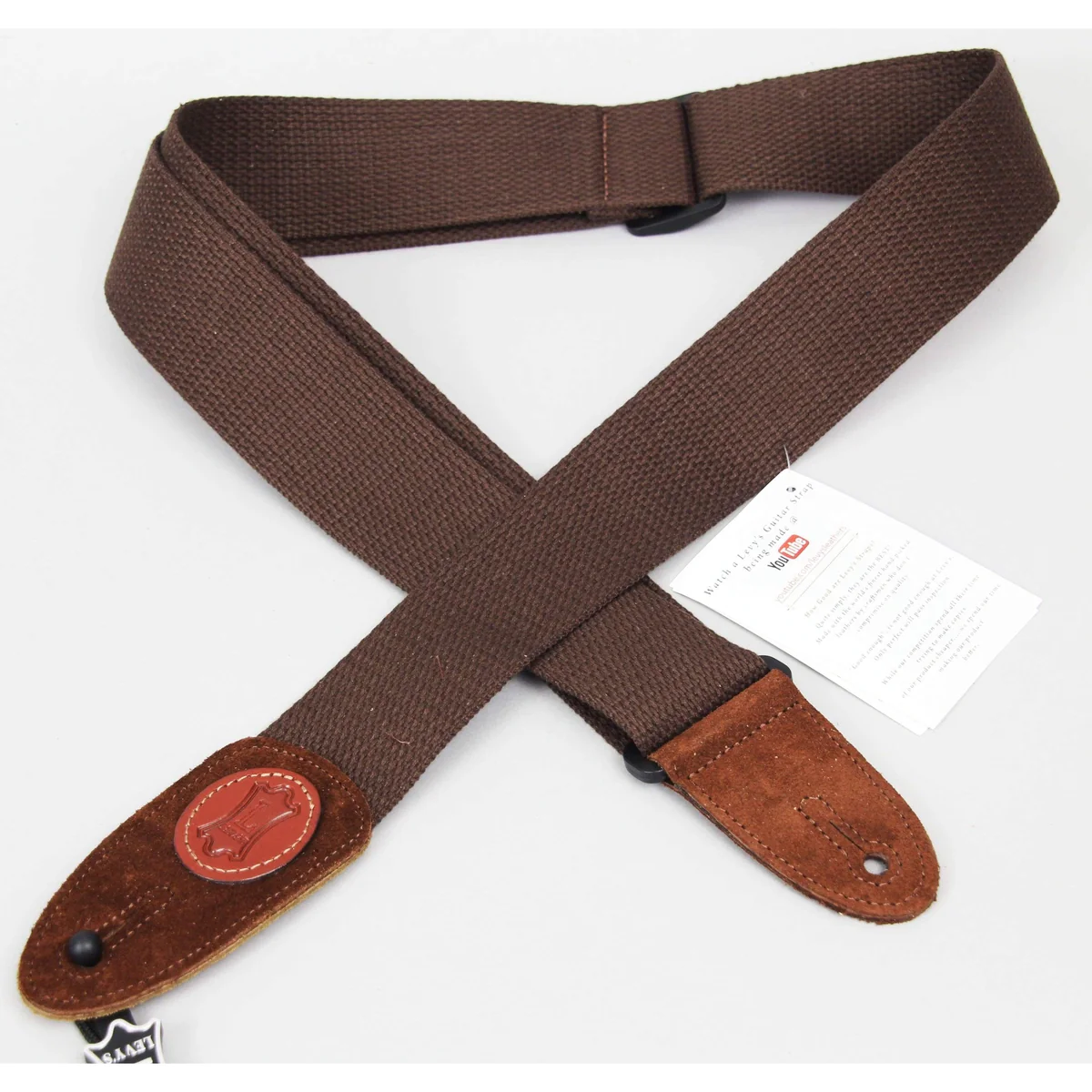 Levy's Cotton Guitar Strap | Brown (2")