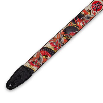 Levys Polyester Guitar Strap | Japanese Traditional Dragon - Image 2