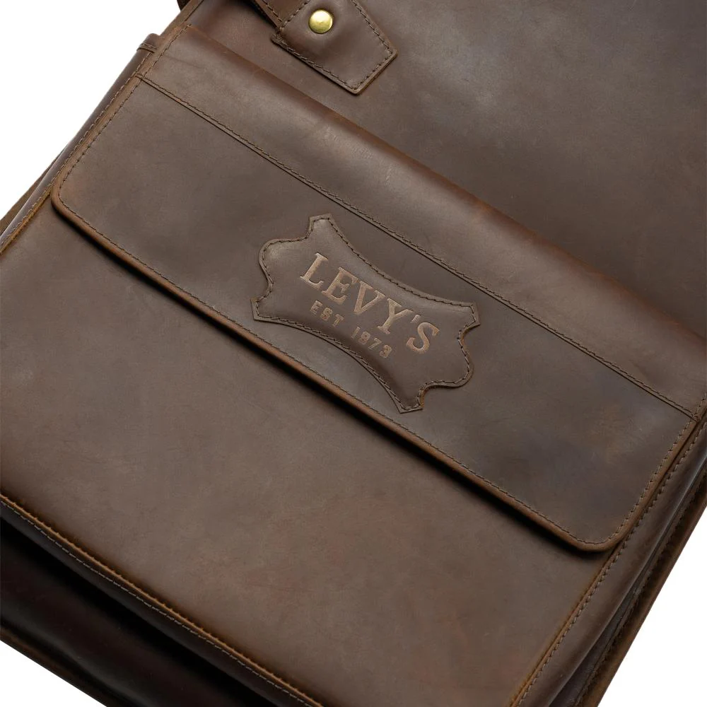 Levys Solera Series Leather Bass Bag | Brown - Image 4