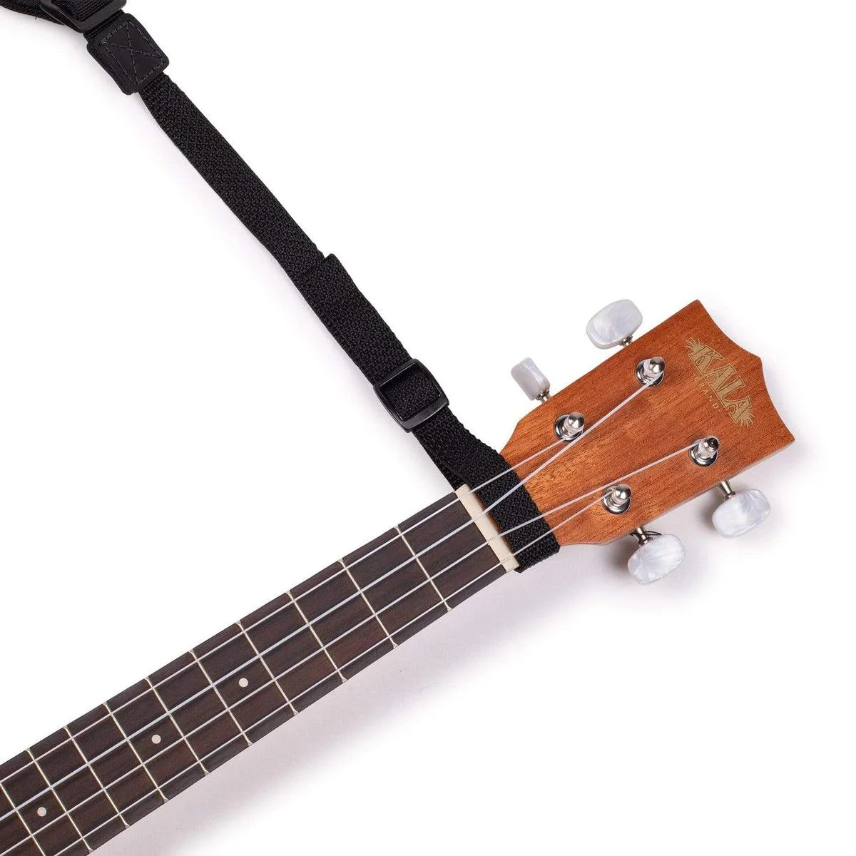 Levy's Ukulele Strap w/Hook | Black (1"/25mm Narrow) - Image 4