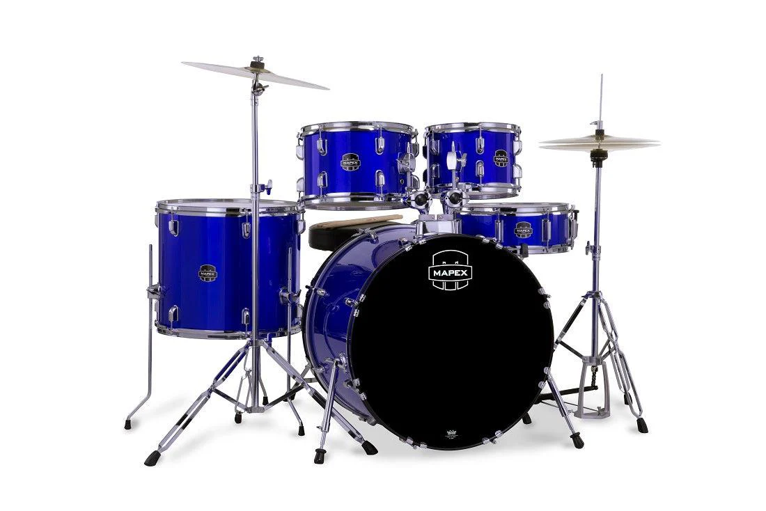 Mapex Comet Series Drum Kit | 5pc | Indigo Blue | 22 Inch Bass Drum
