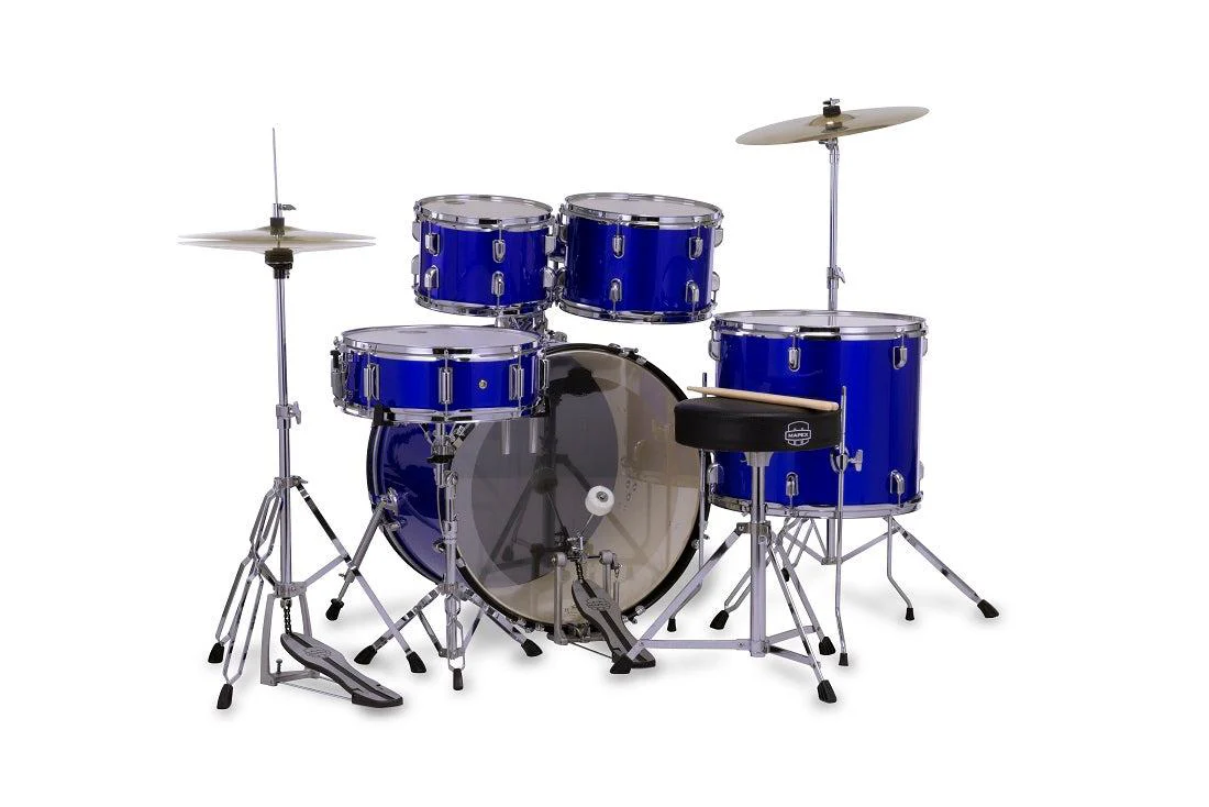 Mapex Comet Series Drum Kit | 5pc | Indigo Blue | 22 Inch Bass Drum - Image 2