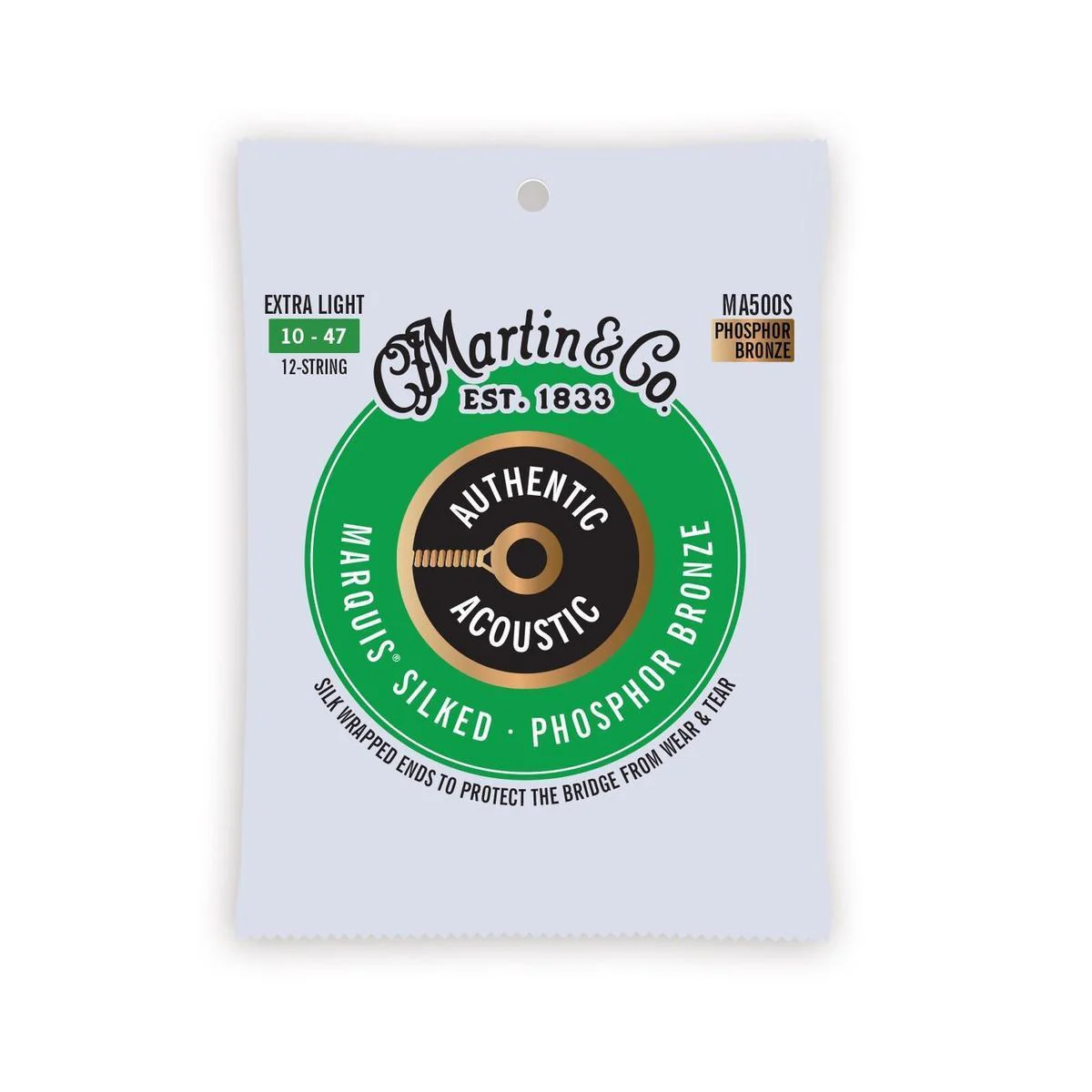 Martin Authentic Acoustic Marquis Silked Strings | Extra Light 12 String