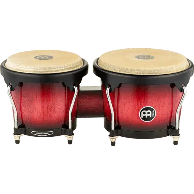 Meinl Headliner Series 6.75" & 8" Bongo, Wine Red Burst | HB100WRB - Image 2