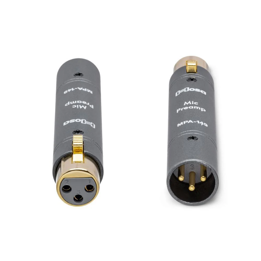 Hosa Active Micropone Preamplifier XLRM to XLRF | MPA-149 - Image 2