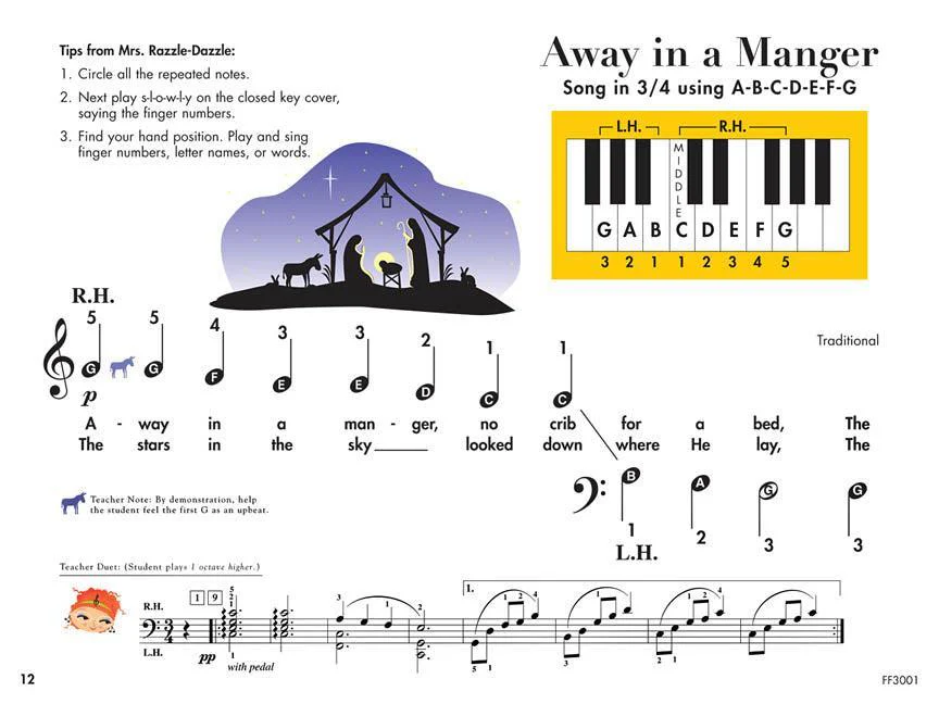 My First Piano Adventure | Christmas | Book A (Pre-Reading) - Image 5