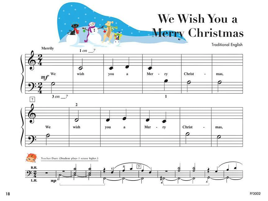 My First Piano Adventure | Christmas Book B (Early Elementary, Audio Included) - Image 5