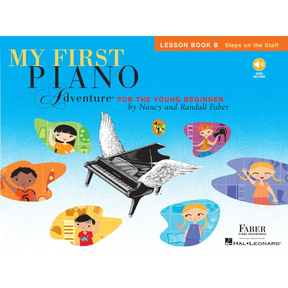 My First Piano Adventure | Lesson Book B (Young Beginner, Audio Included)