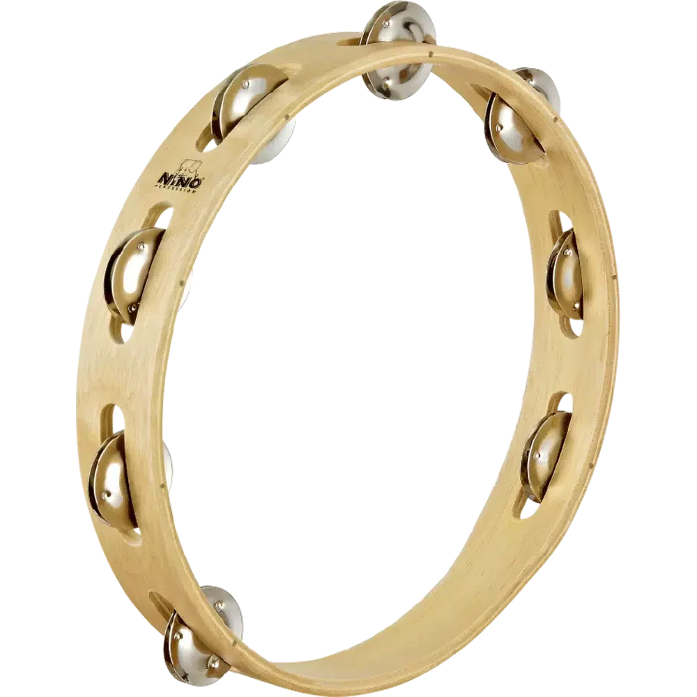 NINO® Percussion 10" Wood Tambourine