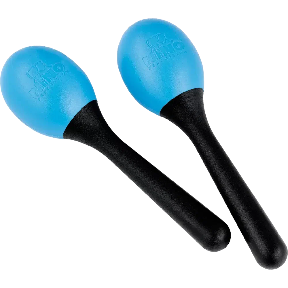 NINO® Percussion Small Egg Maracas | Sky Blue