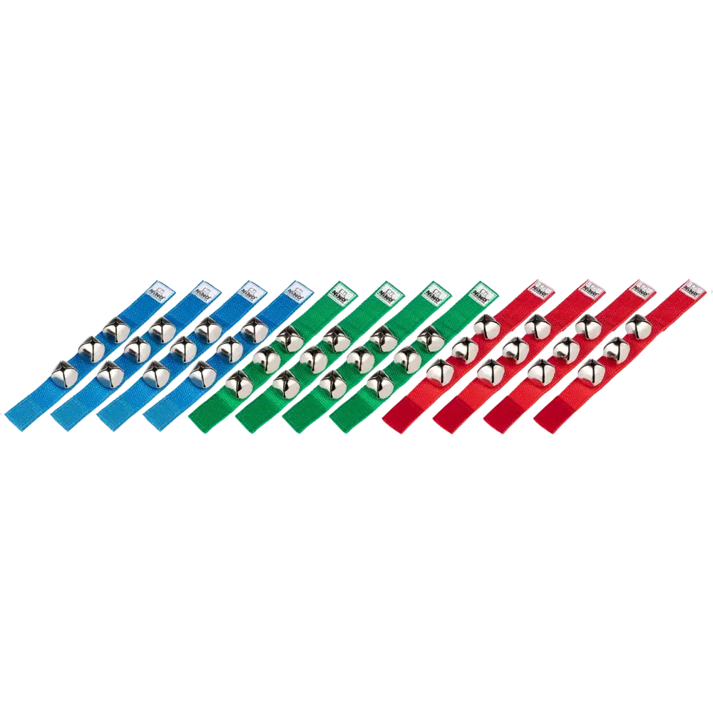 NINO Percussion Wrist Bell Set | 12Pcs