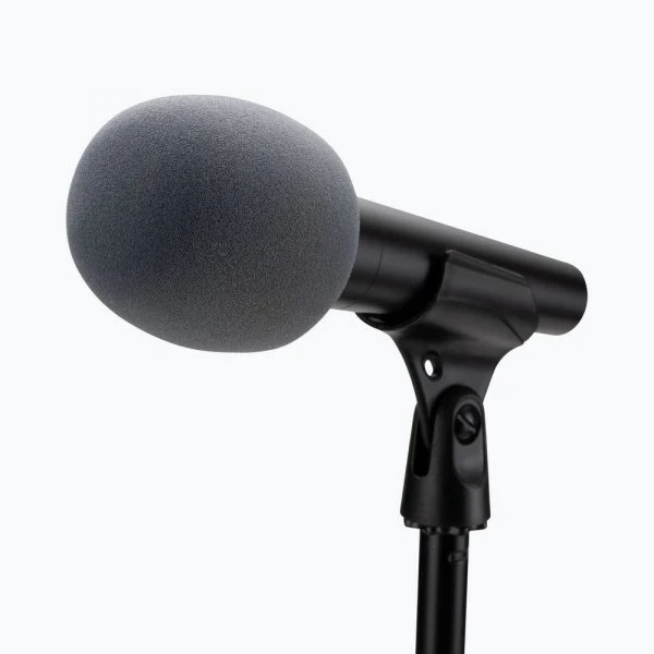 On-Stage Foam Microphone Windscreen (Gray)