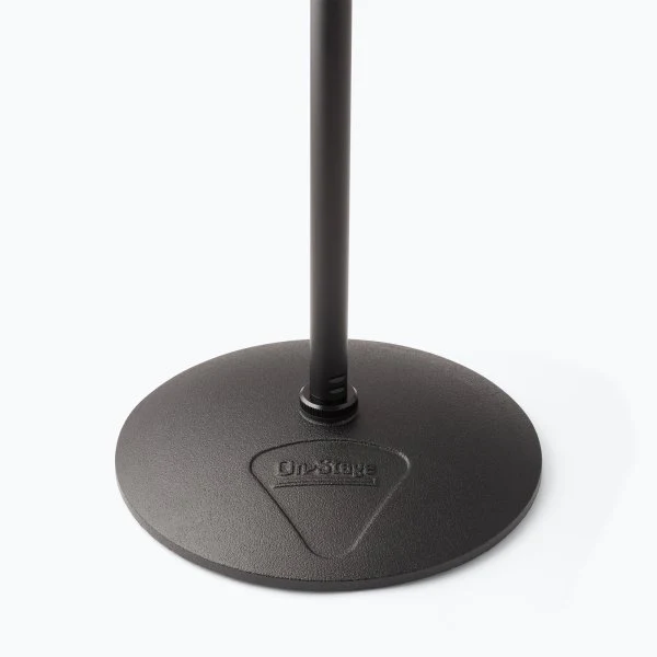 On Stage One-Hand Mic Stand w/Round Base - Image 2
