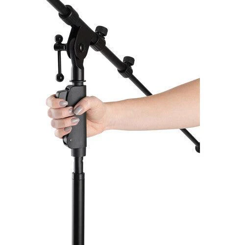 On Stage One Hand Mic Stand w/Tripod Base and Boom Arm - Image 3