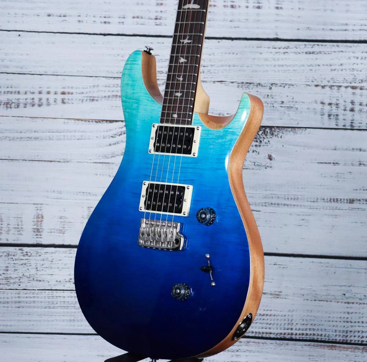 Paul Reed Smith SE Custom 24 Electric Guitar w/Bag | Sapphire Fade - Image 5