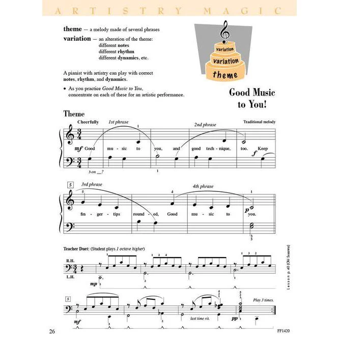 Accelerated Piano Adventures for the Older Beginner | Technique and Artistry | Book 1 - Image 5