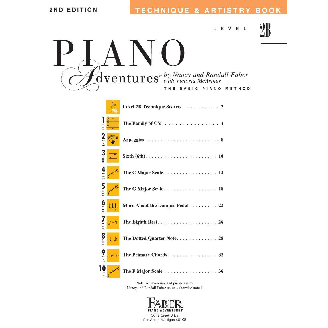 Piano Adventures | Technique & Artistry Book | Level 2B - Image 2