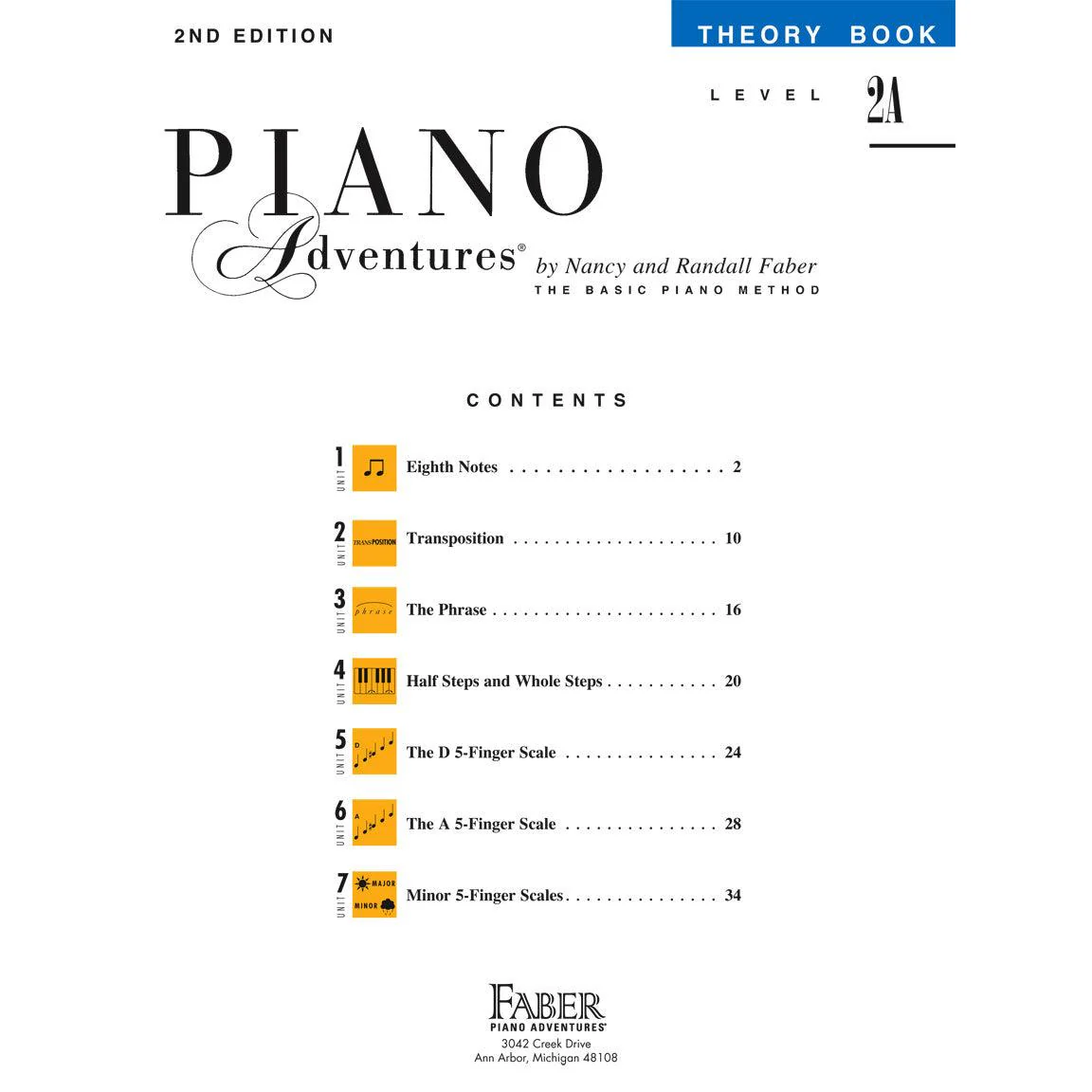 Piano Adventures | Theory Book | Level 2A - Image 2