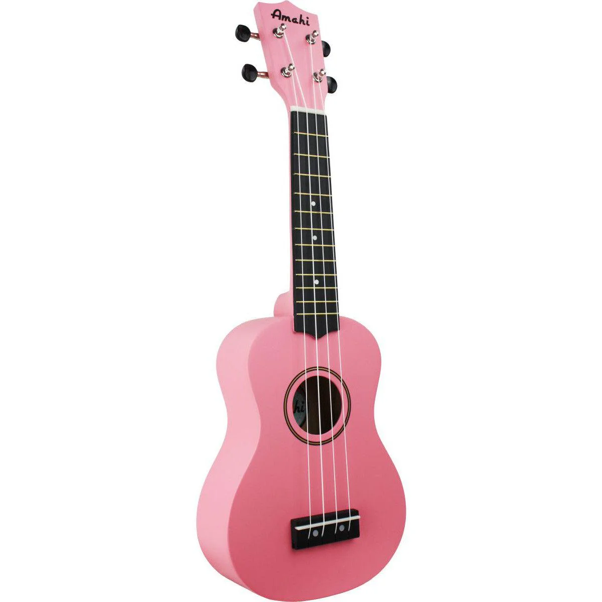 Amahi Soprano Ukulele w/Bag | Baby Pink