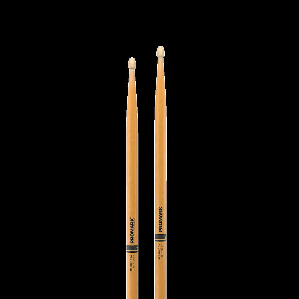 Promark ActiveGrip 7A Drum Sticks | Rebound | Clear - Image 2