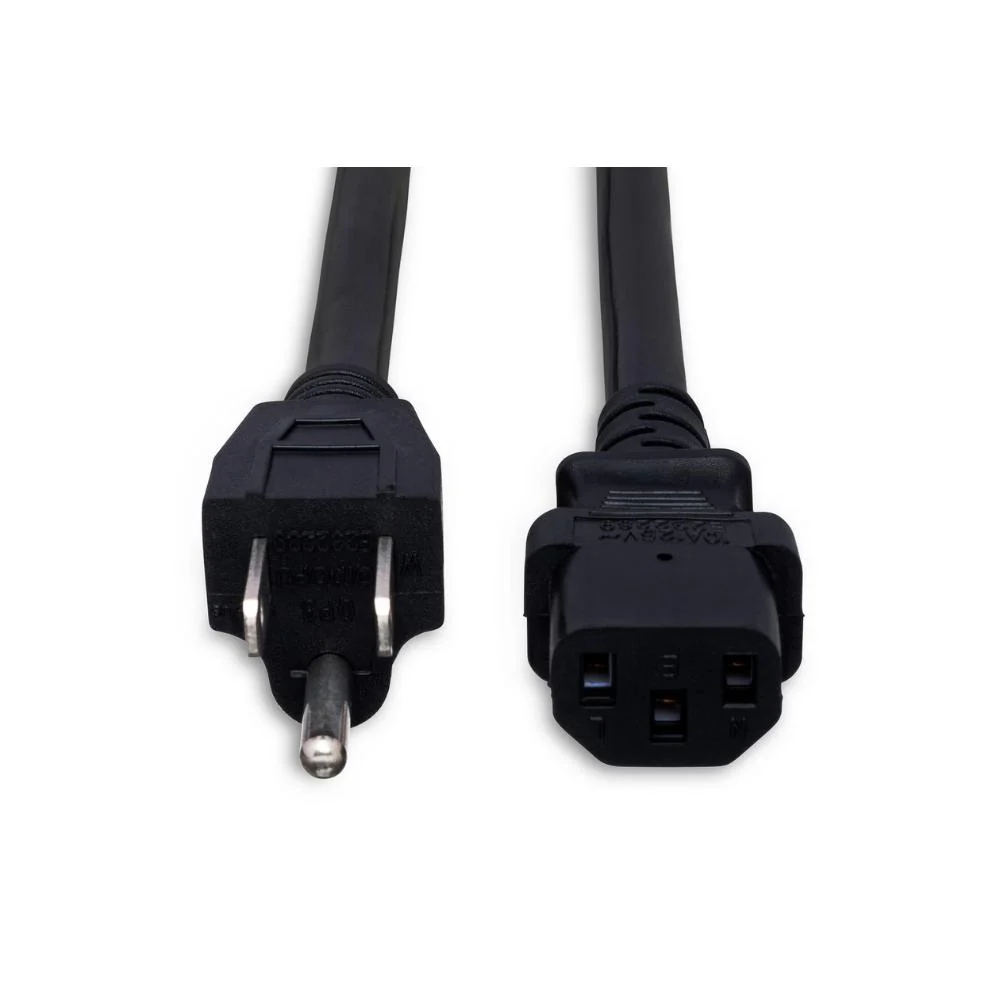Hosa PWC Series Standard IEC Power Cables | 1.5ft - Image 2