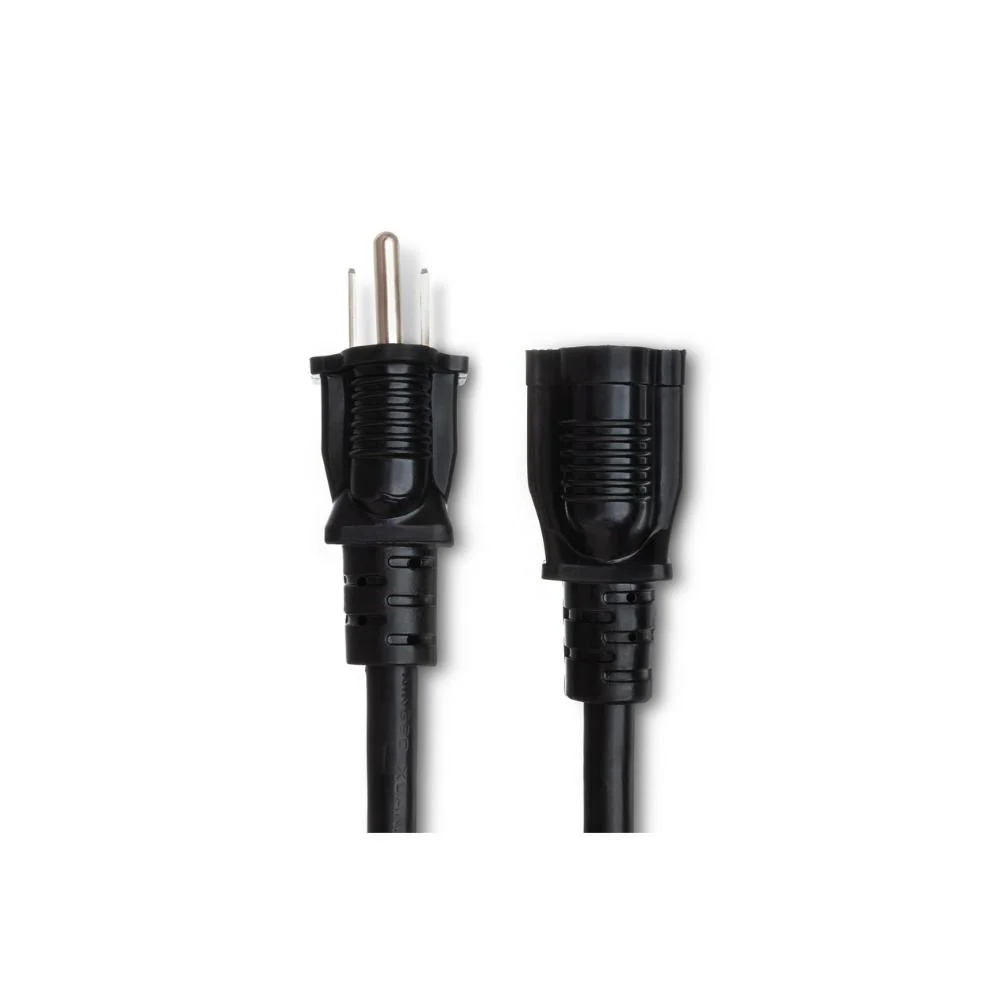 Hosa Power Extension Cord | 14 AWG | NEMA 5-15R to NEMA 5-15P | 50ft - Image 3