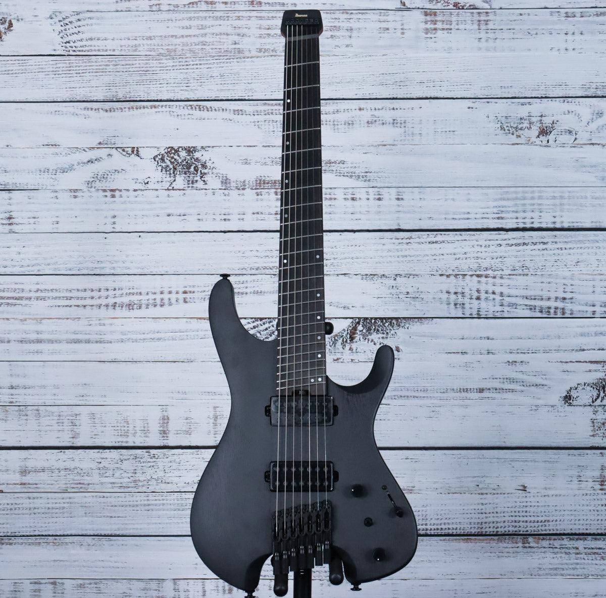 Ibanez QX527 Q Standard Headless 7-String Electric Guitar w/Bag | Weathered Black - Image 3