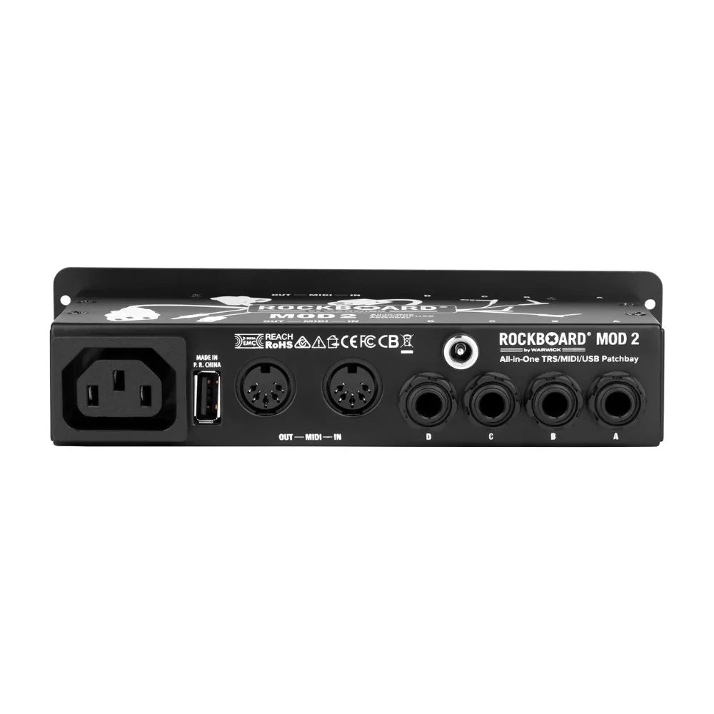 RockBoard MOD 2 V2 All-In-One MIDI Patchbay | 1/4" TRS, MIDI & USB (IN-STOCK) - Image 3