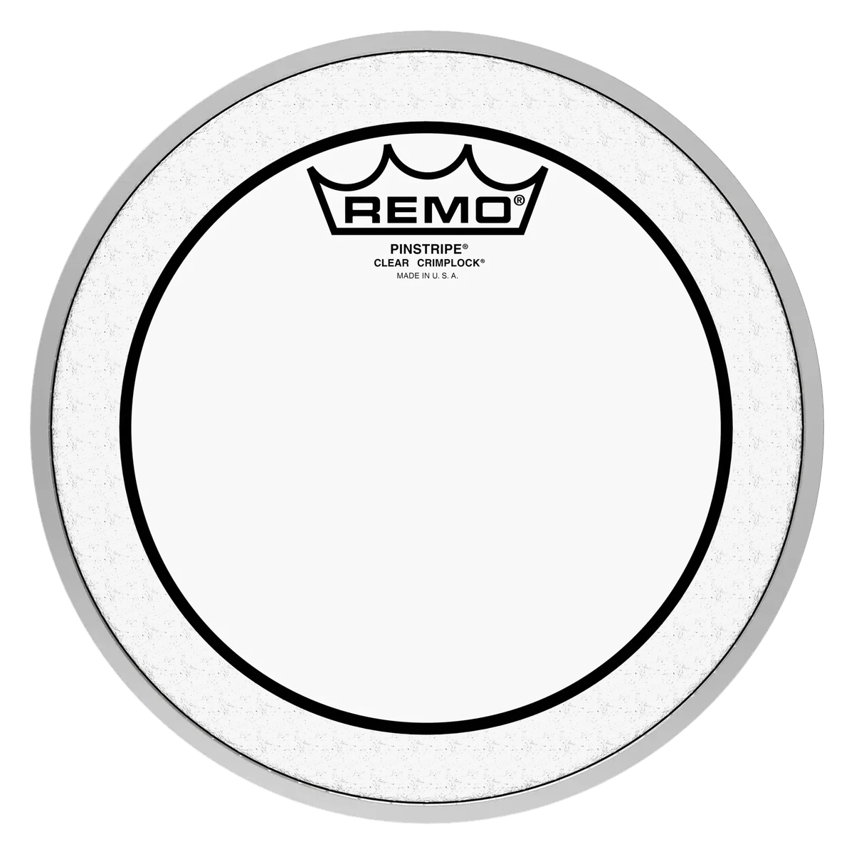 Remo Pinstripe Clear Crimplock Tenor Drumhead | 8"