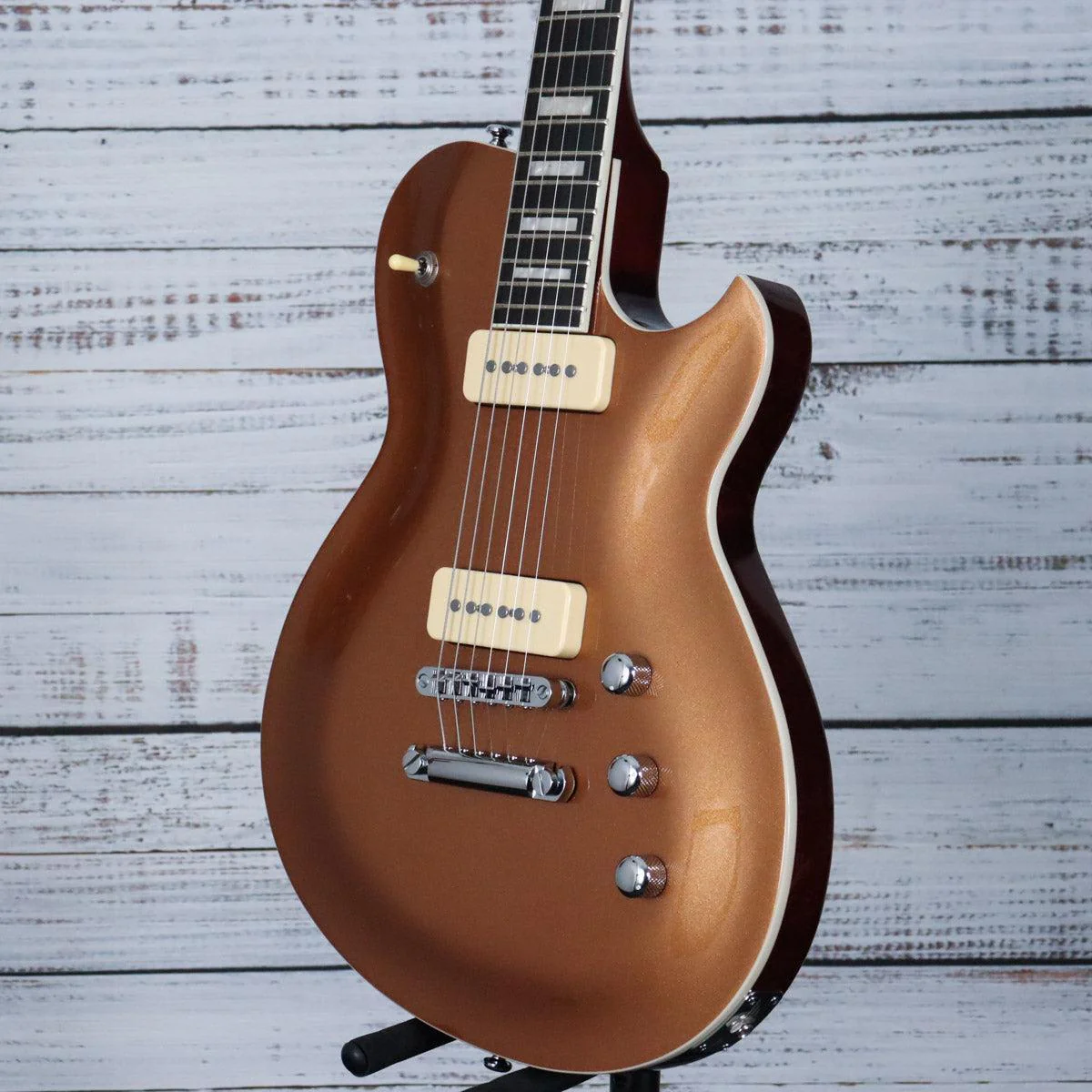Reverend Roundhouse 290 Electric Guitar | Metallic Bronze - Image 5