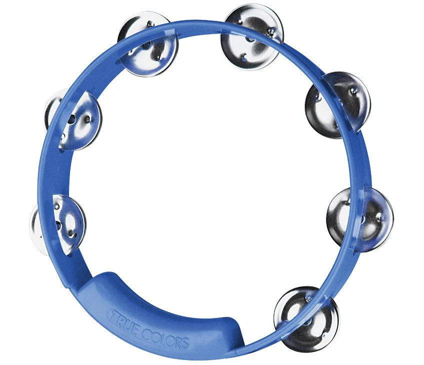 Rhythm Tech True Colors Tambourine | 8" | Blue