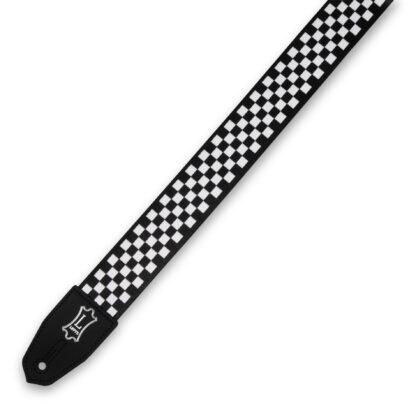 Lev's Right-Height Sublimation Guitar Strap | Checkered Motif (2") - Image 2