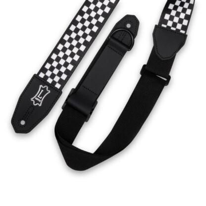 Lev's Right-Height Sublimation Guitar Strap | Checkered Motif (2") - Image 3