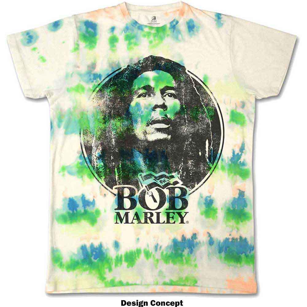 Rock Off Bob Marley Unisex T-Shirt | Black/White Logo | XXL - Image 3