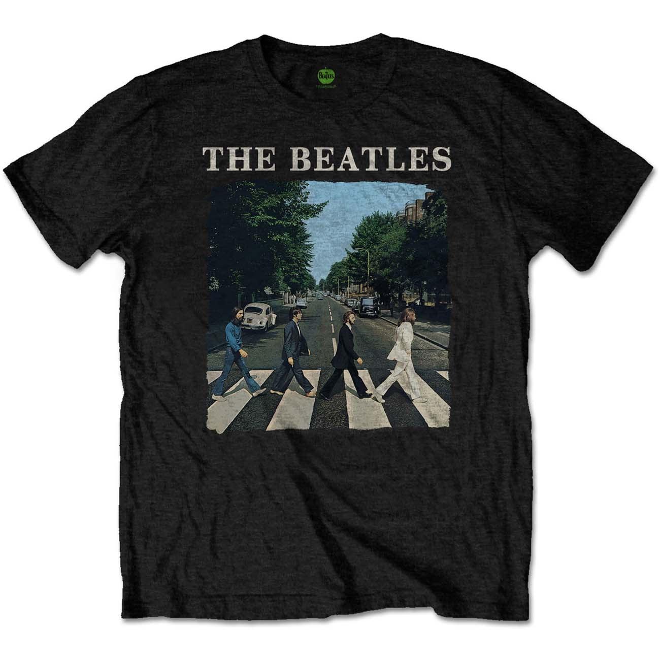 Rock Off The Beatles Unisex T-Shirt | Abbey Road & Logo | 2 XL