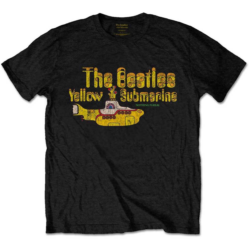 Rock Off The Beatles Unisex T-Shirt | Nothing is Real | Large