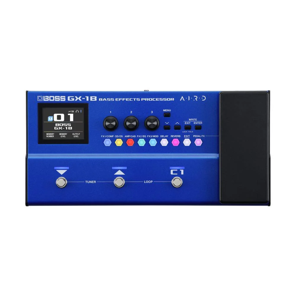 Boss GX-1B Ultra-Portable Bass Effects Processor | Blue - Image 2