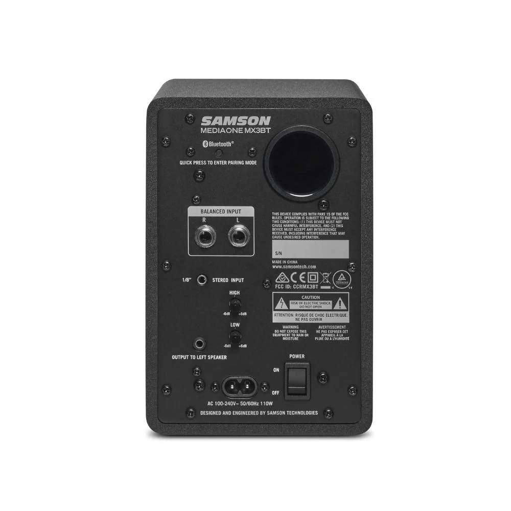 Samson MX3BT MediaOne Active 2-Way Monitors w/Bluetooth - Image 2