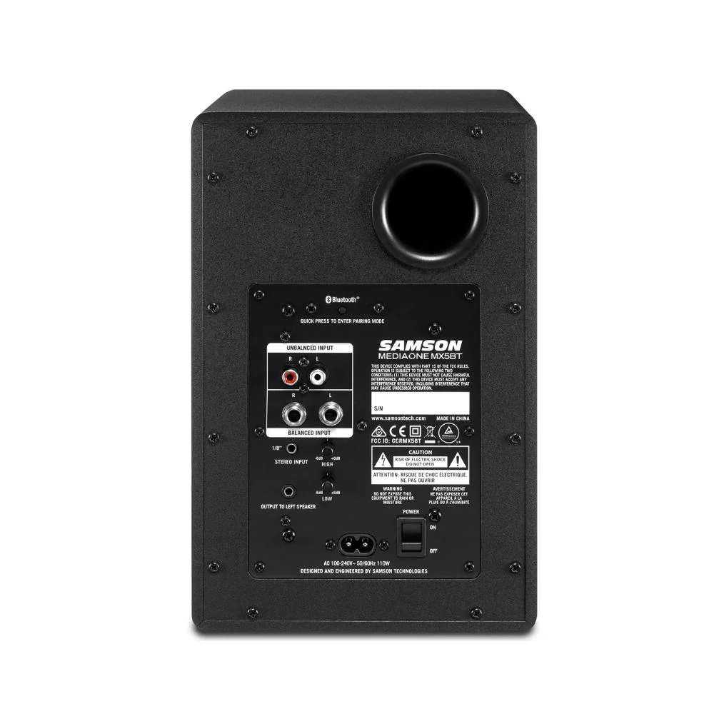 Samson MX5BT MediaOne Active 2-Way Monitors w/Bluetooth - Image 2