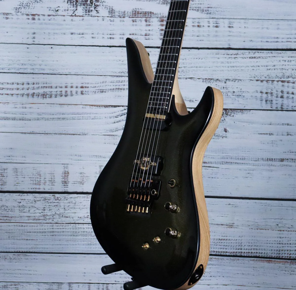 Schecter Avenger FR-S 50th Anniversary Electric Guitar w/Case | Gold Burst - Image 4
