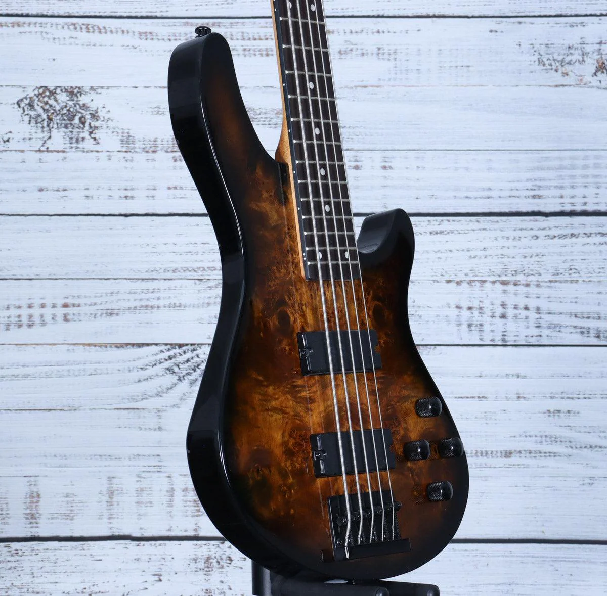 Schecter Standard Series C-5 Bass | Tobacco Burl - Image 3