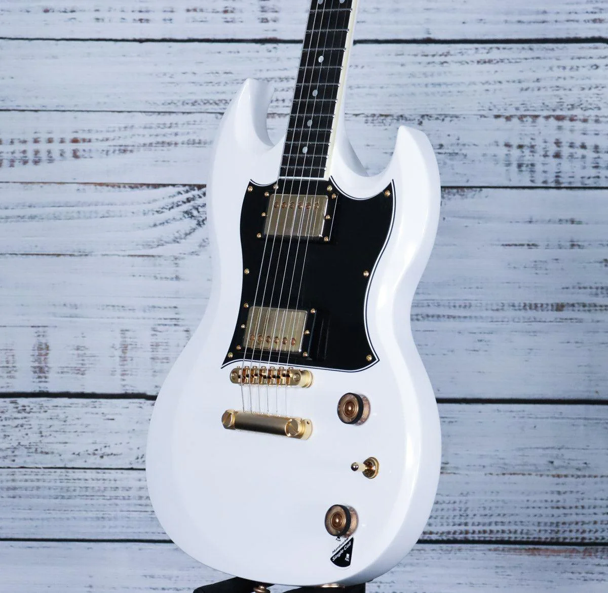 *DEMO* Schecter ZV-H6LLYW66D Signature Guitar | Gloss White - Image 4