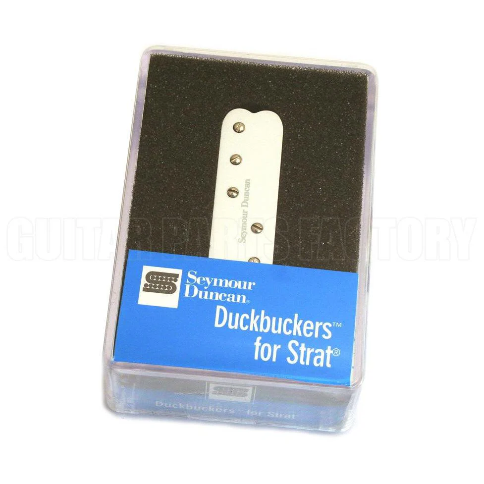 Seymour Duncan Duckbuckers Neck Strat Humbucker Pickup | White - Image 3
