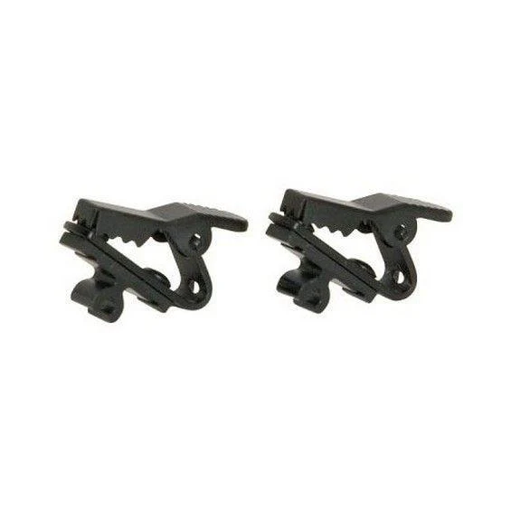 Shure Lapel Microphone Clip (For WL93 & SM93 Mics) | Black (2-Pack)