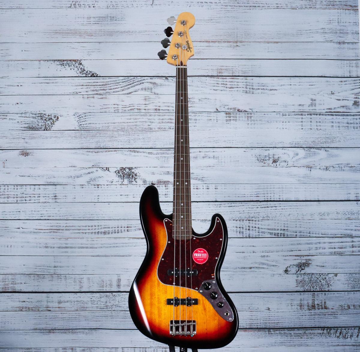 Squier Classic Vibe '60s Jazz Bass Guitar | 3-Tone Sunburst - Image 3