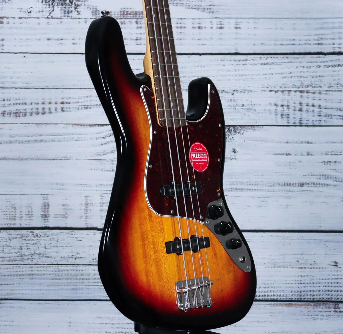 Squier Classic Vibe '60s Jazz Bass Guitar | 3-Tone Sunburst - Image 4